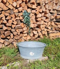 große stabile Zinkwanne