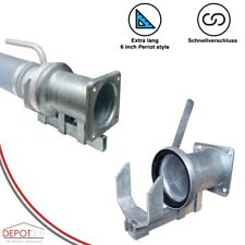 Schnellkupplung für Güllefass System Perrot, 6 Zoll extralang mit Flansch