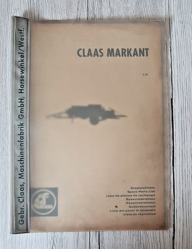 Original claas ersatzteilliste - original,