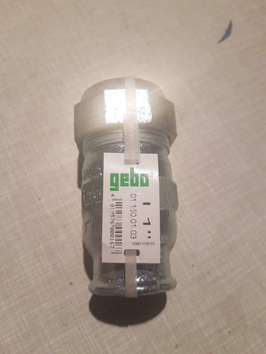 Neue gebo verschraubung - neue, 1"