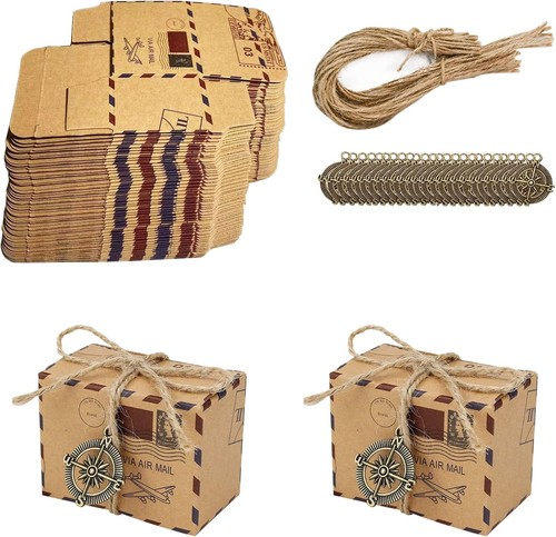 Kraftpapier geschenkboxen 50 - kraftpapier,