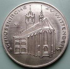 DDR Medaille 26,5mm Schlosskirche zu Wittenberg 1967
