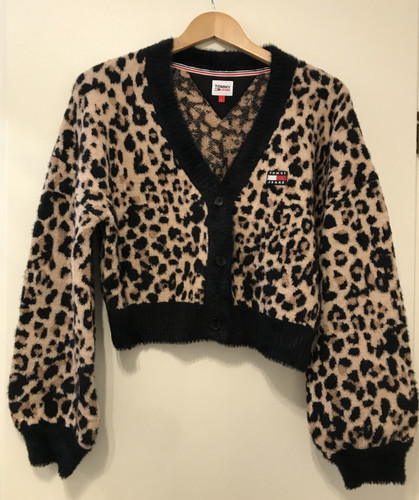 Schöner leopard cardigan - leopard, /