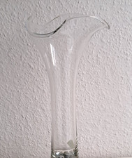 Blumenvase, Glas, schmal
