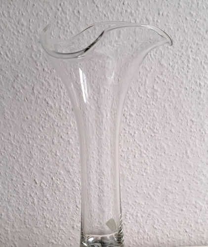 Blumenvase glas schmal - glas,,