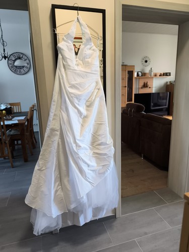Brautkleid weiß 38 mit - weiß, gr.