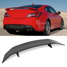 120cm Kohlefaser Schwarz Heckflügel Spoiler Wing Für Hyundai Genesis Coupe 10-16
