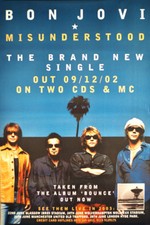 RIESEN Poster BON JOVI - Missunderstood ca1x1,5m  XL712