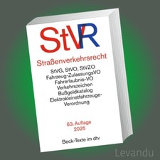 STRASSENVERKEHRSRECHT (StVR) | Beck-Texte im dtv 5015 - 63. Auflage 2025