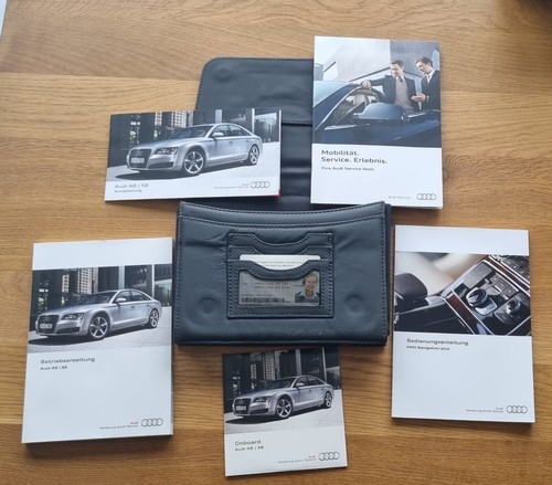 Audi hybrid bordmappe - s8,