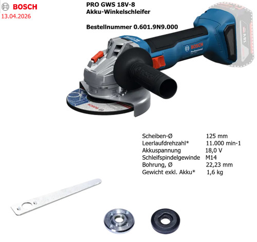Bosch akku winkelschleifer gws - akku-winkelschleifer,