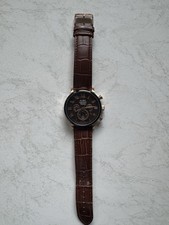 Alba Chronograph Herrenuhr – braun / roségold – 5 BAR wasserdicht