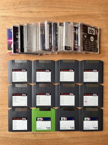 12x zip100 disks - zip100,