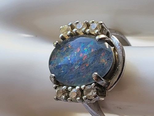 925 silberring großer blauer - 925,