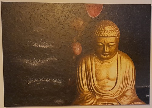 Großes buddha bild - großes, auf