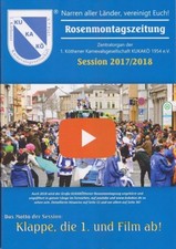 Session 2017/18 Fasching Karneval Fastnacht Köthen Journal Zeitschrift Sammler 