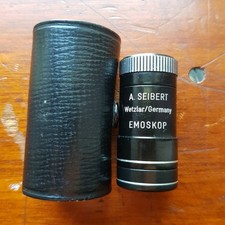 Lupe Mikroskop EMOSKOP Seibert Wetzlar Emoscope LESEN READ Mikroskop Wetzlar