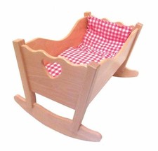 Puppenwiege Holz aus