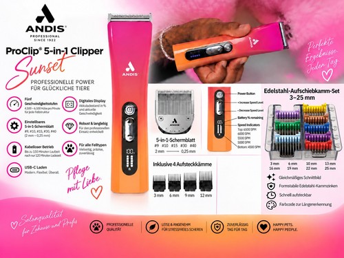 Andis proclip sunset 5 - proclip,