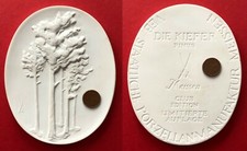 DDR Porzellan Medaille MEISSEN