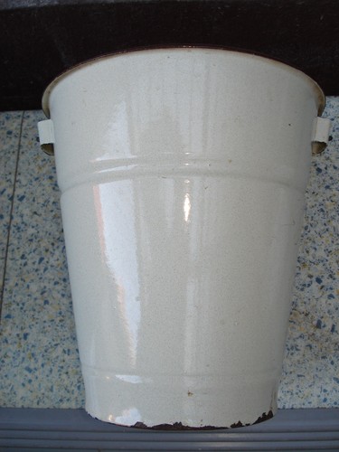 Eimer emaille beige - ,, 5l