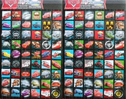 108x cars sticker disney - cars,