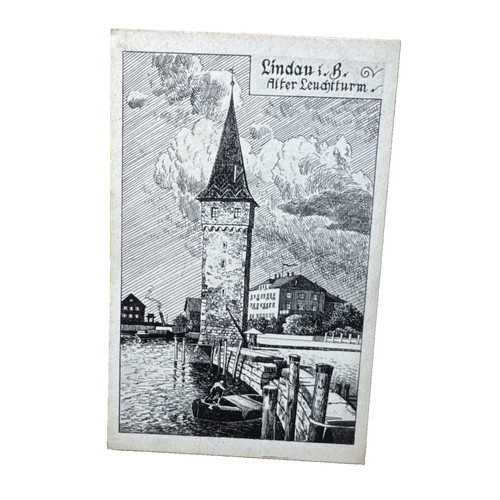 Ansichtskarte postkarte lindau - ansichtskarte,