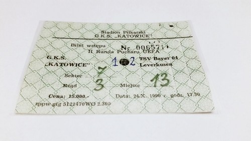 Used ticket gks katowice - gks,