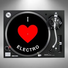 I Love Electro 12" DJ Slipmats