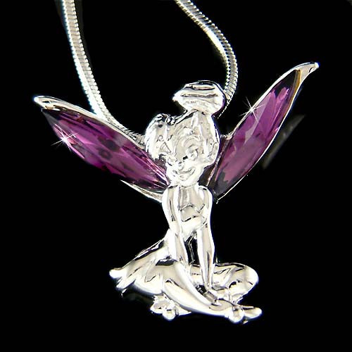Lila tinkerbell aus swarovski - lila,