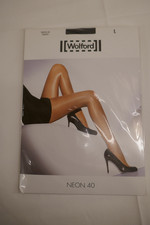 Wolford Neon 40 Tights Gr. Large Anthrazit Neu OVP