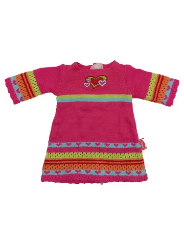 Heless strickkleid pink herz - pink,