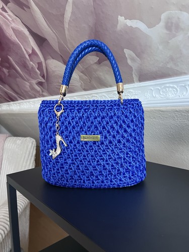 Handtasche gehäkelt handmade - handtasche,