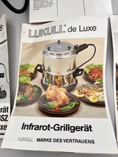 Lukull de Luxe Infrarot Multi  Grill Neu Original Verpackt mit Rechnung von 1994