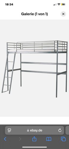 Ikea hochbett svärta 90x200 - hochbett,