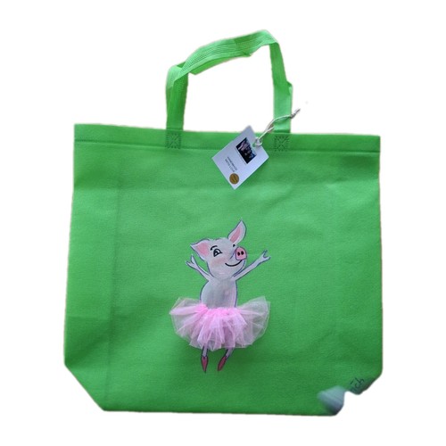Tasche grün schwein balett - tasche,