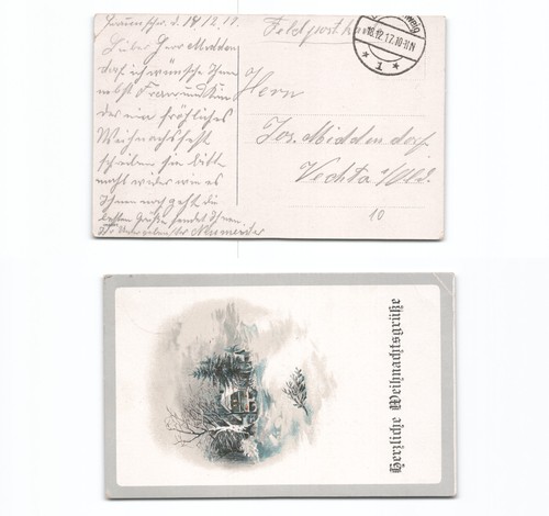 Feldpostkarte nach - ,