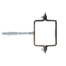 2 Regenhalsbänder Maulbeerkopf eckig 100x100mm Regenrinnen Rohre