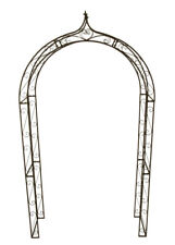 GROSSER METALL ROSENBOGEN GARTENDEKO METALL COTTAGE ANTIK SHABBY STIL SPALIER