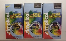  ***Simplicol Textil-Echtfarbe für bis zu 1800g  Stoff, dunkelbraun, NEU***