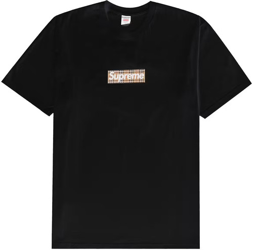 Supreme burberry box logo - x,