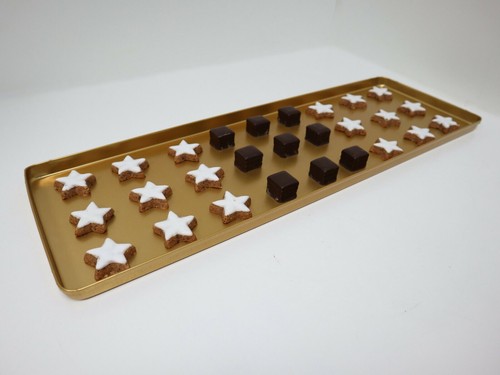 Thekenbleche 10x gold neu