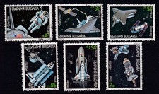 Bulgarien Michel 3911-3916 (Kosmos space Weltraum  1991) gestempelt (uesd)