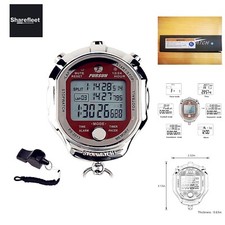 Stoppuhr-Timer, Digitale Stoppuhr mit 0,001-Sekunden-Zeitmessung, Metallspeic...