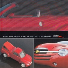 CHEVROLET SSR Roadster Prospekt Brochure Sheet Hologram 2003 USA 56