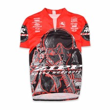 Giordana Herren Trikot Jersey Gr.XL Radtrikot Cycling Half-Zip Rot 102713