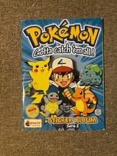 Pokémon Sticker Sammelalbum Merlin Serie 2 - inkl. Poster Jahr 2000 NL