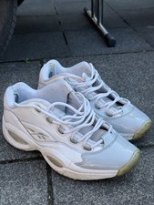 Reebok Question Mid Größe 42 Grau Weiß Basketballschuhe Allen Iverson