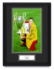 Raul Blanco handsigniert 16x12 gerahmt Foto Display Autogramm Real Madrid mit COA