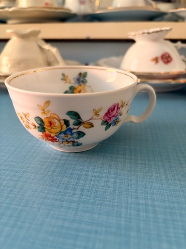 Vintage porzellan tasse rosen - vintage,